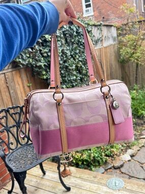 Coach pink boston purse